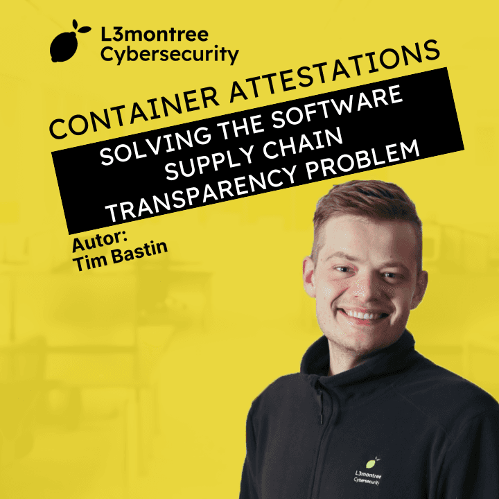 Solving the Software Supply Chain Transparency Problem with Container Attestations
